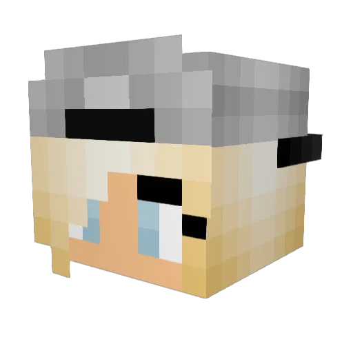 Macy321 Minecraft avatar head, 3D render