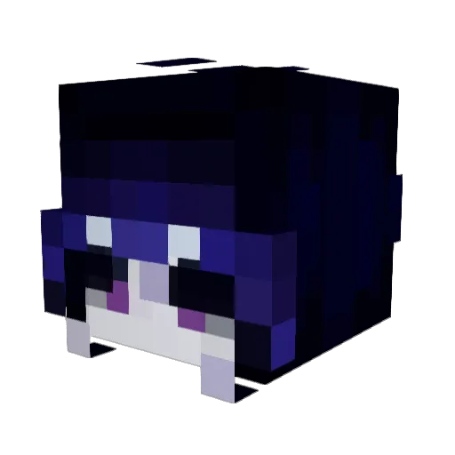 Macz_i0 Minecraft avatar head, 3D render