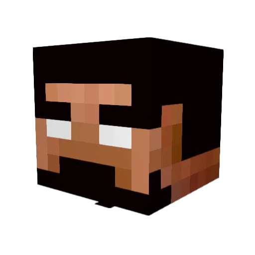 Maczorz Minecraft avatar head, 3D render
