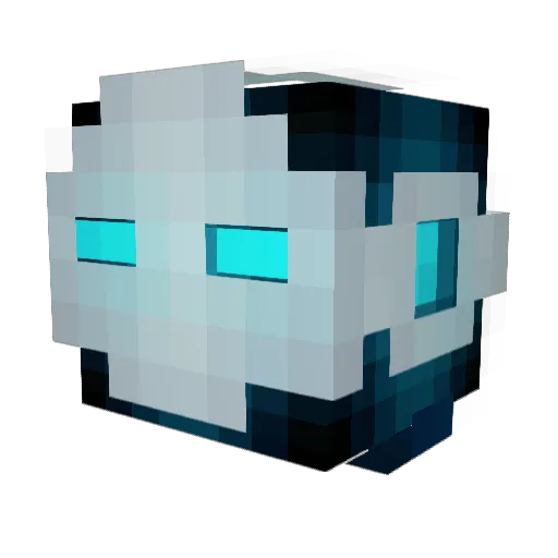 MadAd360 Minecraft avatar head, 3D render