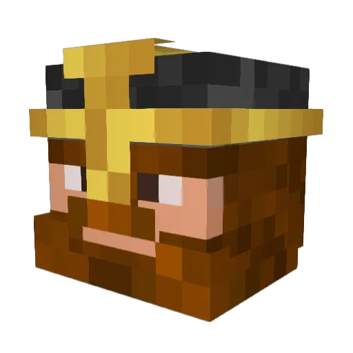 MadArchitect Minecraft avatar head, 3D render