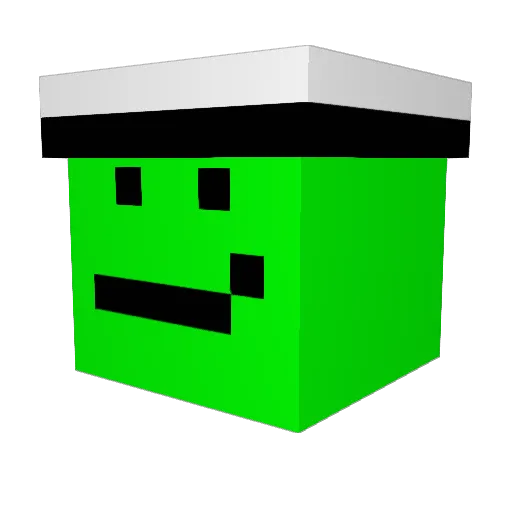 MadArtek Minecraft avatar head, 3D render