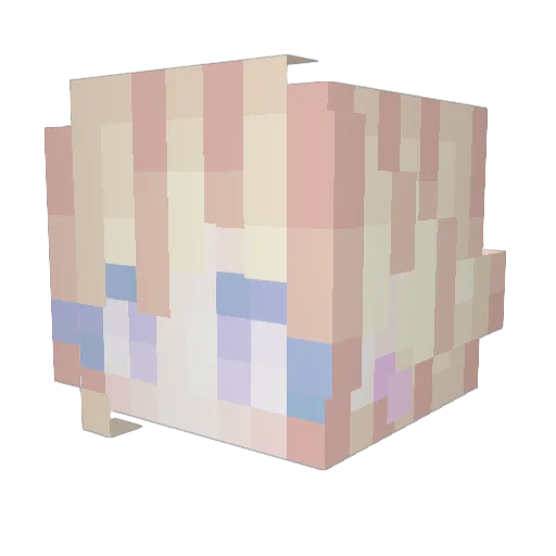 MadBadGamer Minecraft avatar head, 3D render