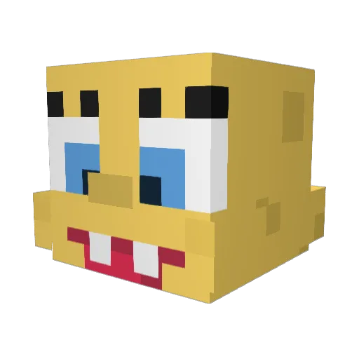 MadCanine871 Minecraft avatar head, 3D render