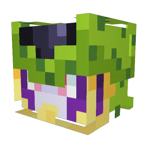 MadChopper Minecraft avatar head, 3D render