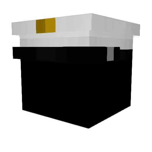 MadCubeX Minecraft avatar head, 3D render