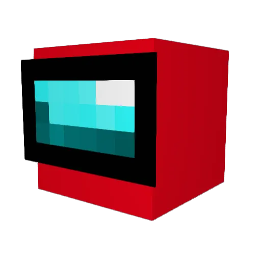 MadCuzBad6622 Minecraft avatar head, 3D render
