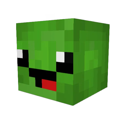 MadCypher Minecraft avatar head, 3D render