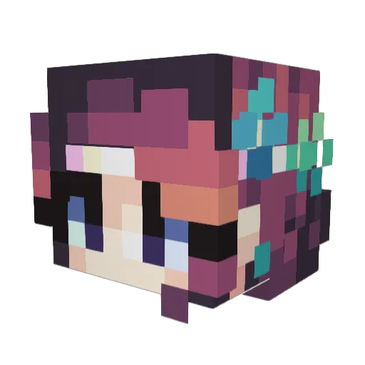 MadDog5708 Minecraft avatar head, 3D render