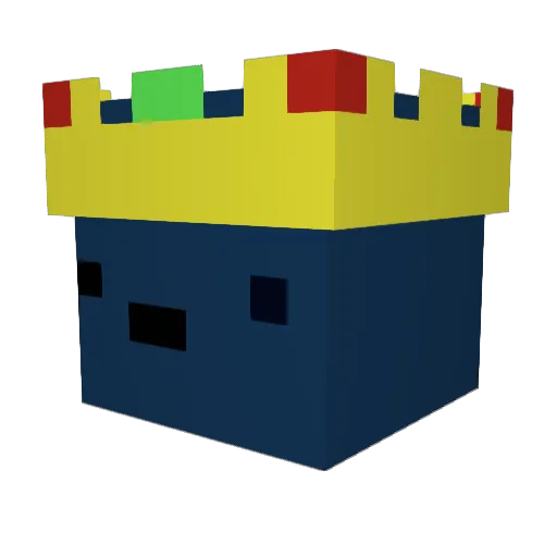 MadFlemming26 Minecraft avatar head, 3D render