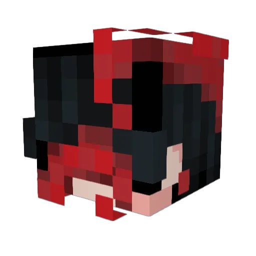MadFlicks_ Minecraft avatar head, 3D render