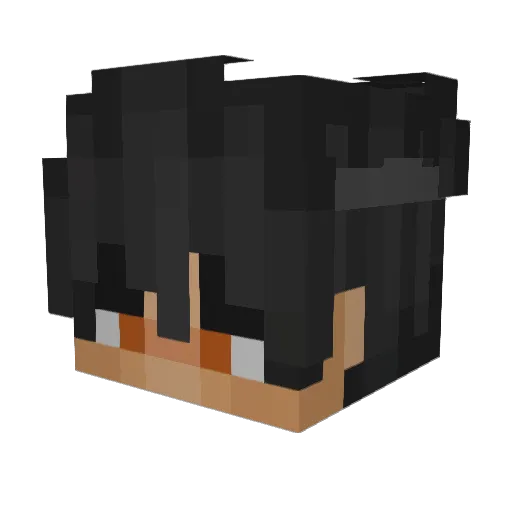 MadGaming987 Minecraft avatar head, 3D render