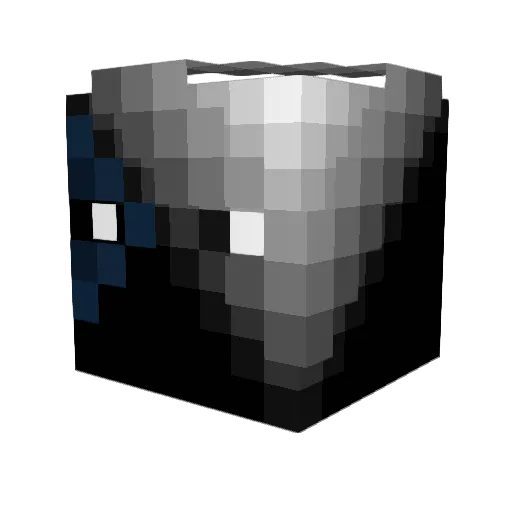 MadGhast2 Minecraft avatar head, 3D render