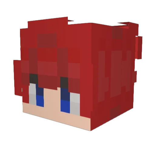 MadHatter5 Minecraft avatar head, 3D render