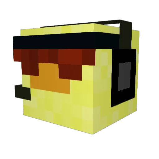 MadJack29L Minecraft avatar head, 3D render