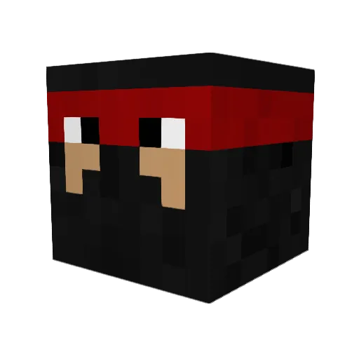 MadJaguar Minecraft avatar head, 3D render