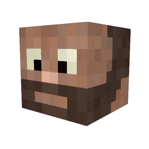 MadJunkBoy Minecraft avatar head, 3D render
