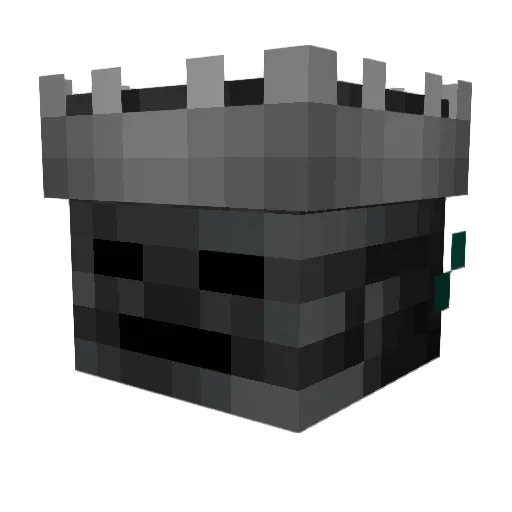 MadKing700 Minecraft avatar head, 3D render