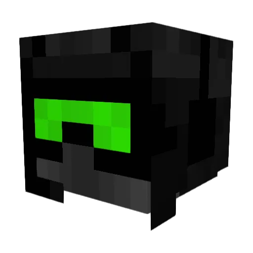 MadLifez Minecraft avatar head, 3D render