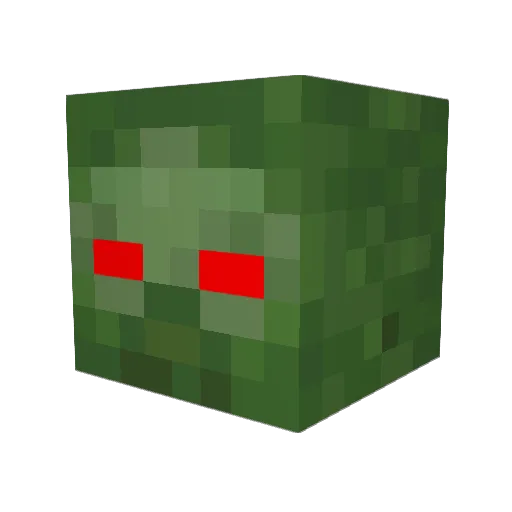 MadMan06057 Minecraft avatar head, 3D render