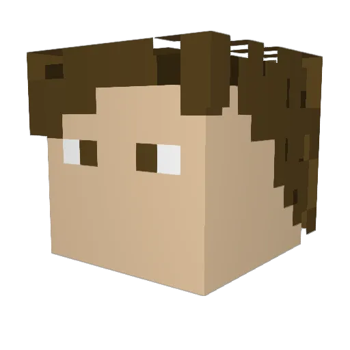 MadMan_66 Minecraft avatar head, 3D render