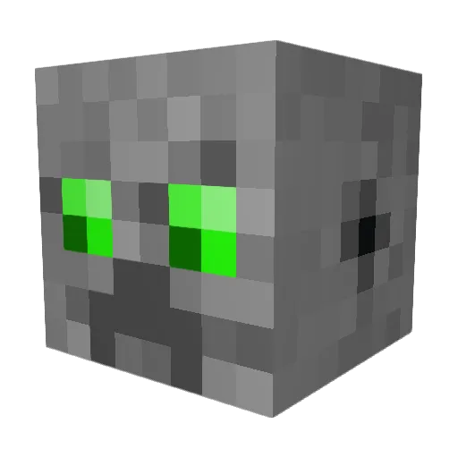 MadMann03 Minecraft avatar head, 3D render
