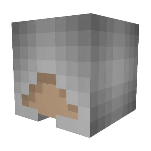 MadMax0509 Minecraft avatar head, 3D render