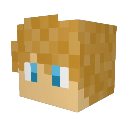 MadMax056 Minecraft avatar head, 3D render