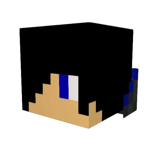 MadMax816 Minecraft avatar head, 3D render