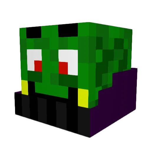 MadMax_8888 Minecraft avatar head, 3D render