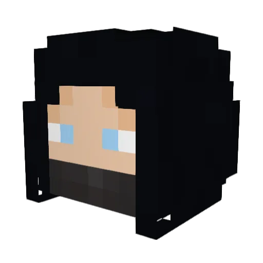 MadMaxi25 Minecraft avatar head, 3D render