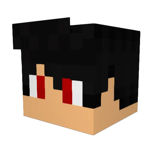 MadMick25 Minecraft avatar head, 3D render