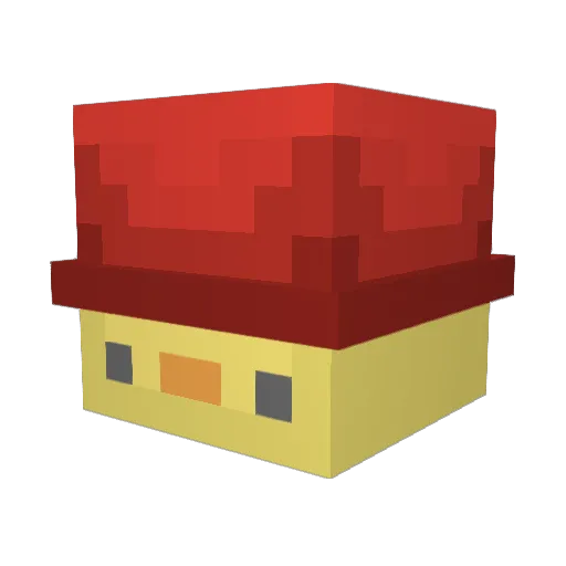 MadMogs14 Minecraft avatar head, 3D render