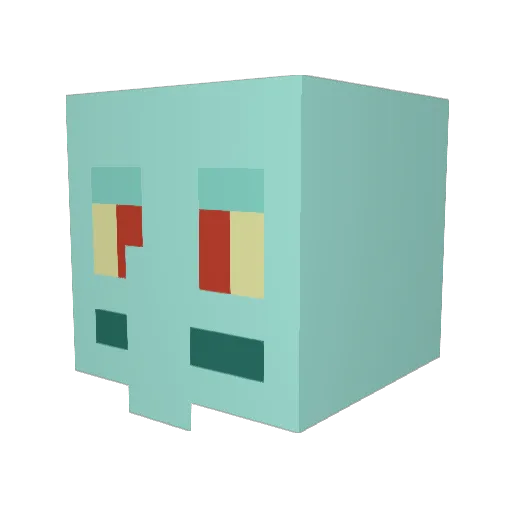 MadMonkeyMan123 Minecraft avatar head, 3D render