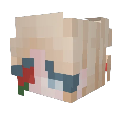 MadMoxxi7 Minecraft avatar head, 3D render