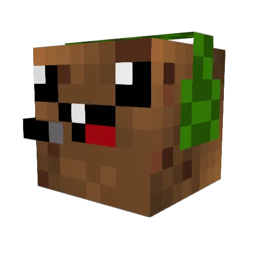 MadMuffin69 Minecraft avatar head, 3D render