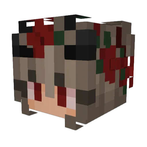 MadNess2925 Minecraft avatar head, 3D render