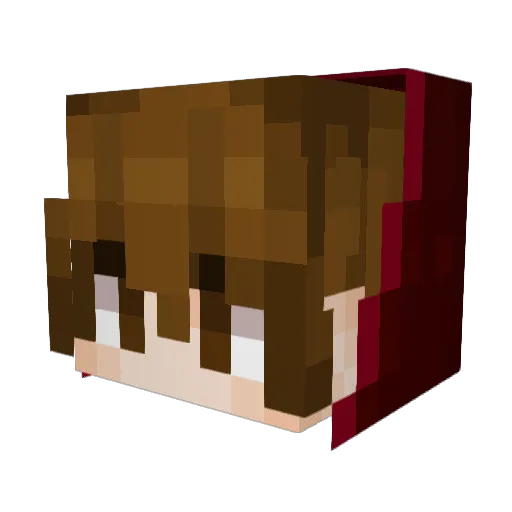 MadP0tato Minecraft avatar head, 3D render