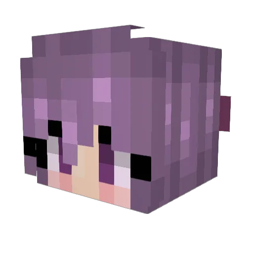 MadPlan24 Minecraft avatar head, 3D render