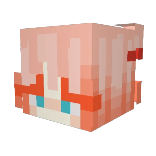 MadPlayer24 Minecraft avatar head, 3D render