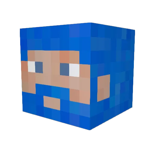 MadPsymon Minecraft avatar head, 3D render