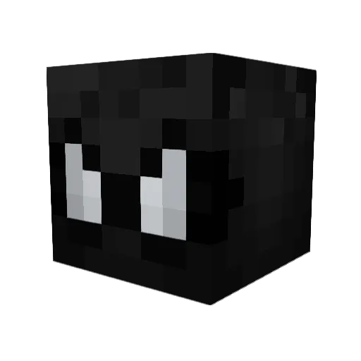 MadSpike Minecraft avatar head, 3D render