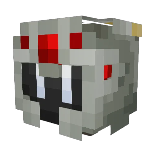 MadWolf13 Minecraft avatar head, 3D render