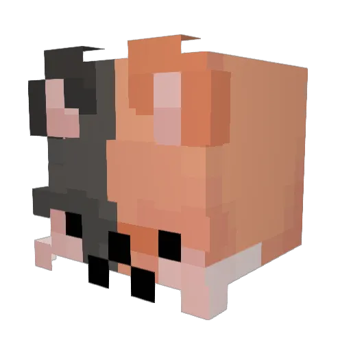 MadZath Minecraft avatar head, 3D render