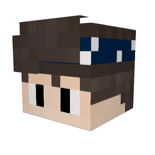 MadZkills Minecraft avatar head, 3D render