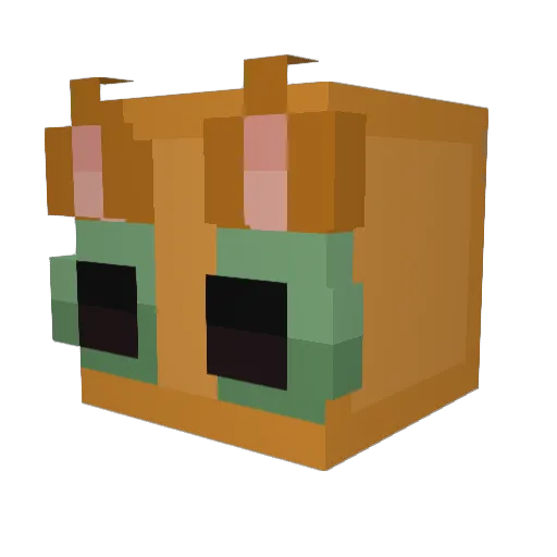 Mad_Cat21 Minecraft avatar head, 3D render