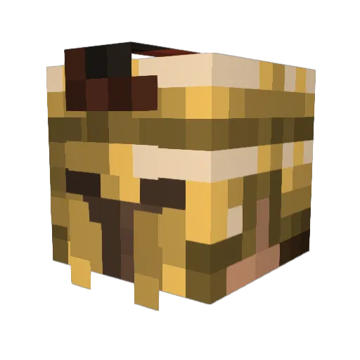 Mad_LG Minecraft avatar head, 3D render
