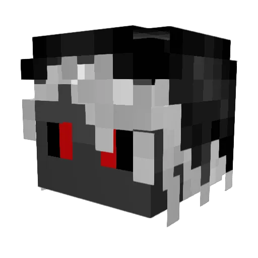 Mad_LiquiD Minecraft avatar head, 3D render