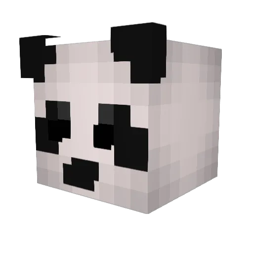 Mad_Miki14 Minecraft avatar head, 3D render