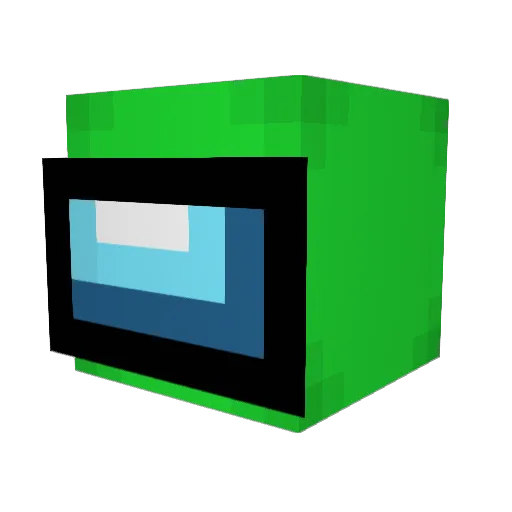 Mad_Starfish Minecraft avatar head, 3D render